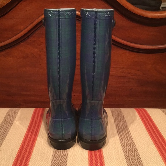 ugg shaye plaid rain boots